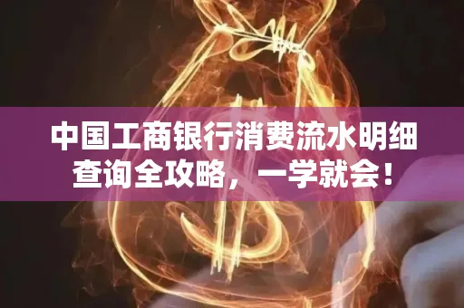 中国工商银行消费流水明细查询全攻略，一学就会！