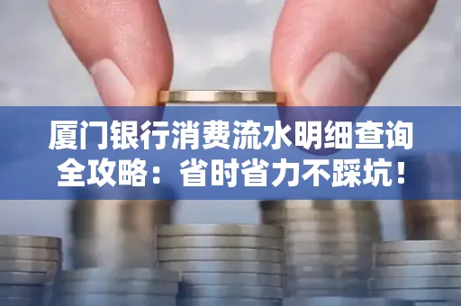 厦门银行消费流水明细查询全攻略：省时省力不踩坑！