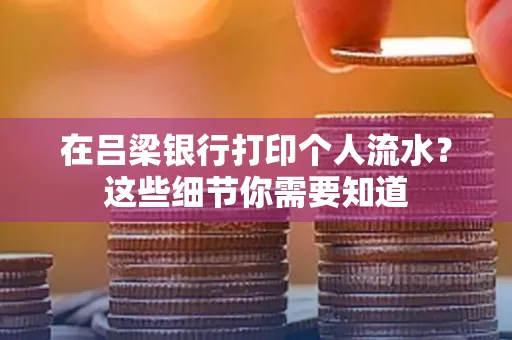 在吕梁银行打印个人流水？这些细节你需要知道